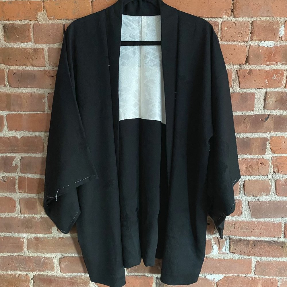 never worn RARE silk black kimono jacket